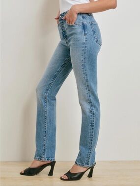 Favorite Daughter The Jen Mid Rise Straight Ankle Jean